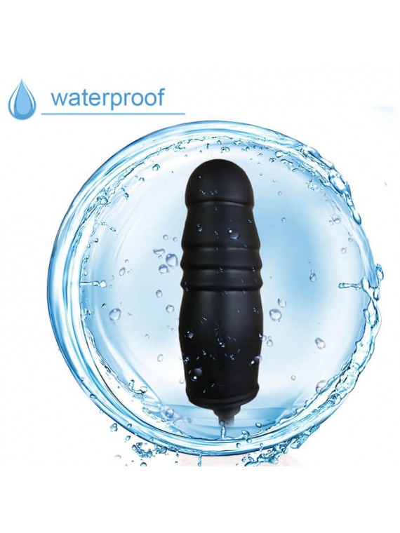 Inflatable Dildo Black - nss4038210