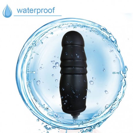 Inflatable Dildo Black - nss4038210