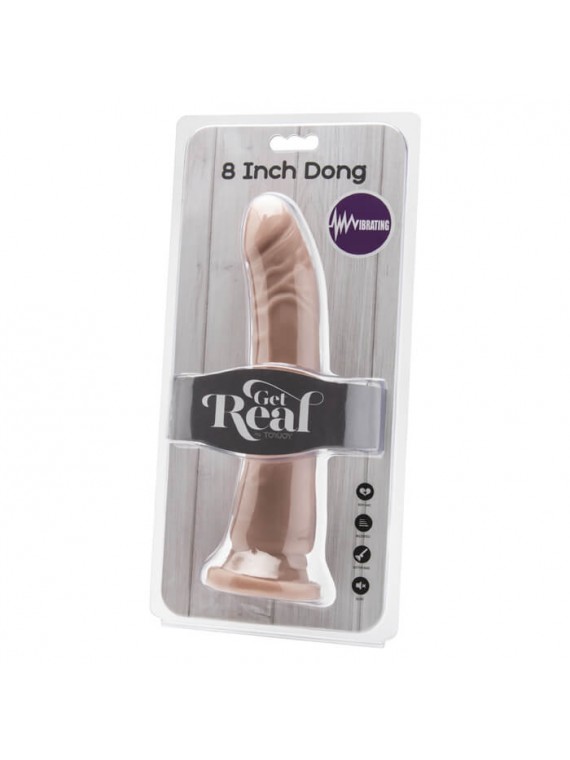 Get Real 20cm Vibrator - nss4032113