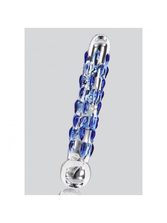 Diamond Dazzler Dotted Glass Dildo - nss4035014