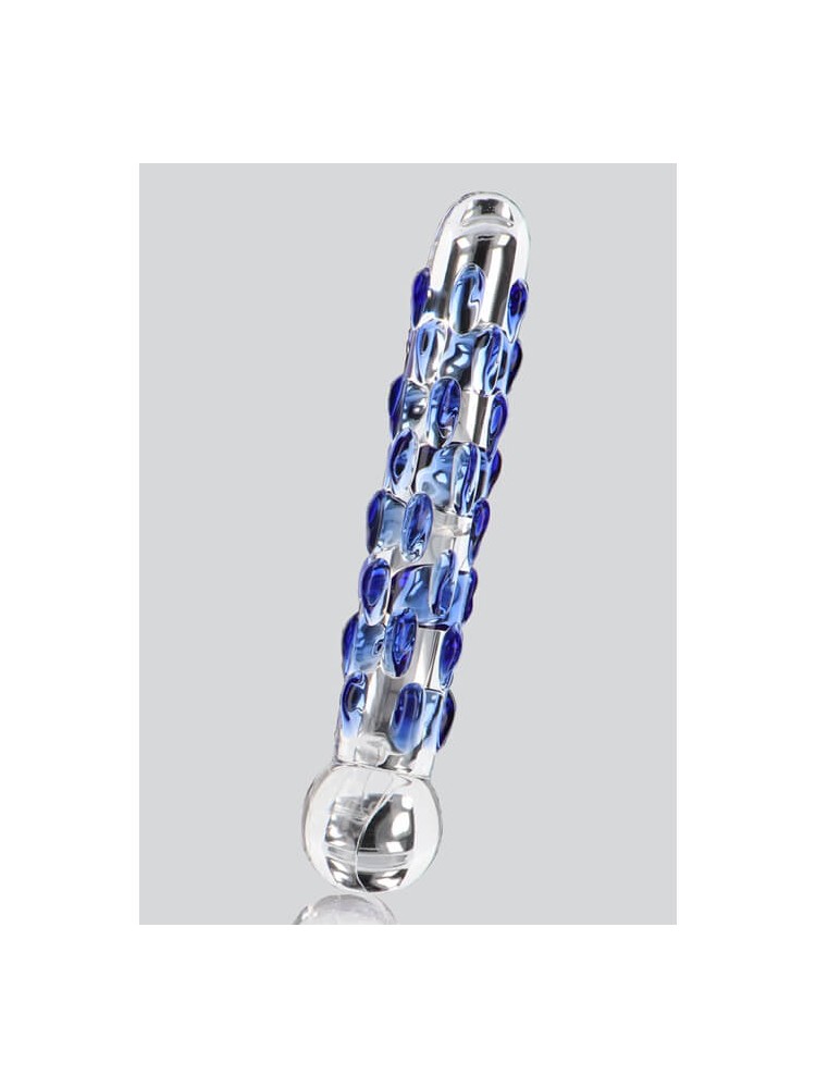 Diamond Dazzler Dotted Glass Dildo - nss4035014