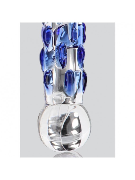 Diamond Dazzler Dotted Glass Dildo - nss4035014