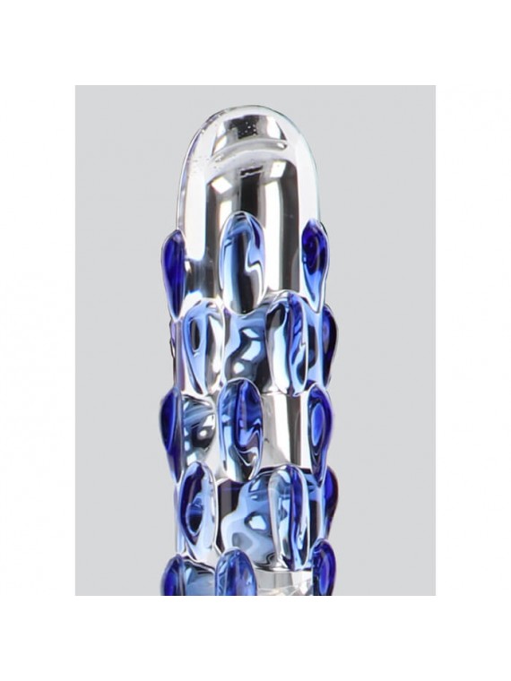 Diamond Dazzler Dotted Glass Dildo - nss4035014