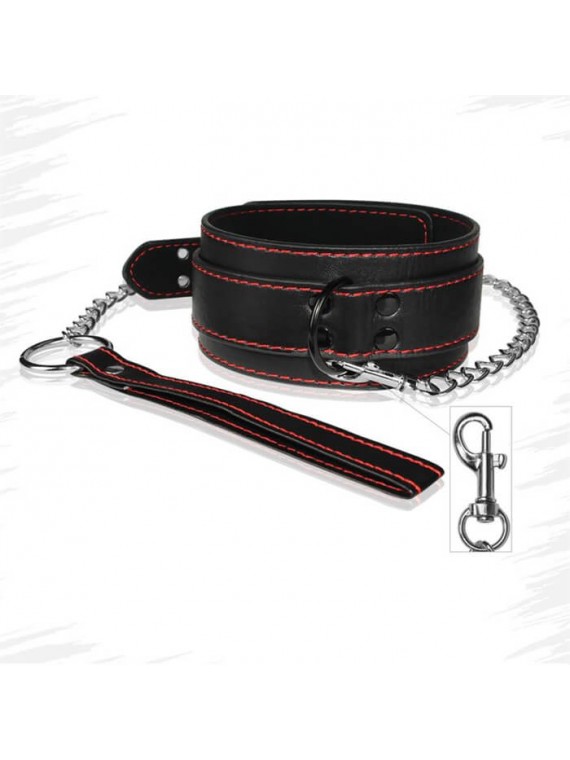 Bondage Fetish Collar & Leash Set - nss4055070