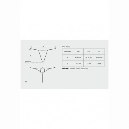 Luiza Thong κόκκινο - nss4015035