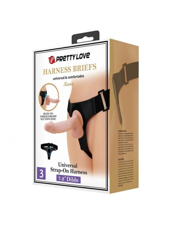 Pretty Love Harness Briefs Universal With Kevin 19cm - nss4060063