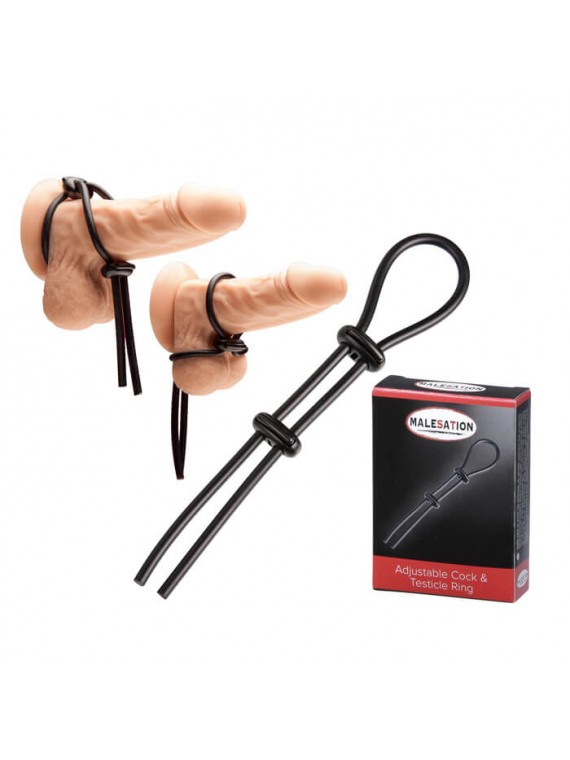 Adjustable Cock & Testicle Ring - nss4020051