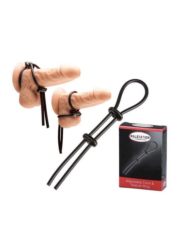 Adjustable Cock & Testicle Ring - nss4020051