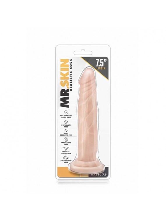 Mr. Skin Realistic Cock 7.5" - nss4032132