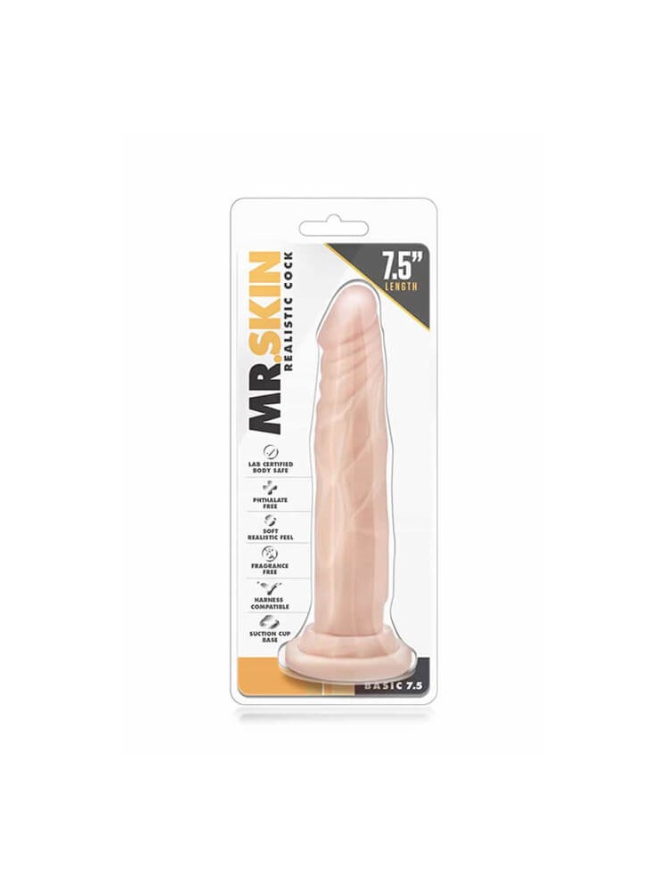 Mr. Skin Realistic Cock 7.5" - nss4032132