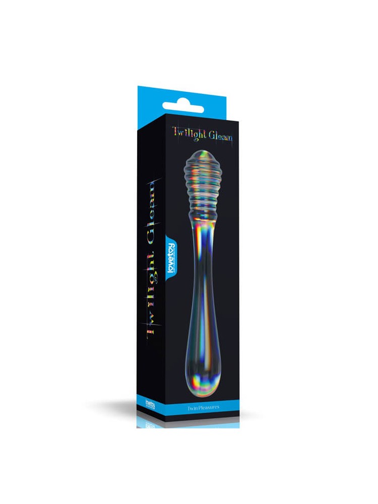 Twilight Gleam Glass Dildo - nss4035040