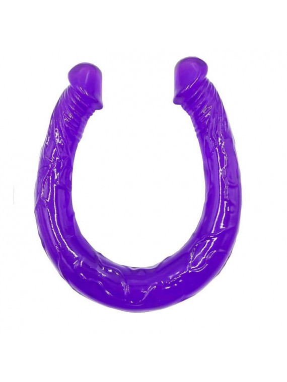 Double Head Dildo Purple 43 cm - 4030008