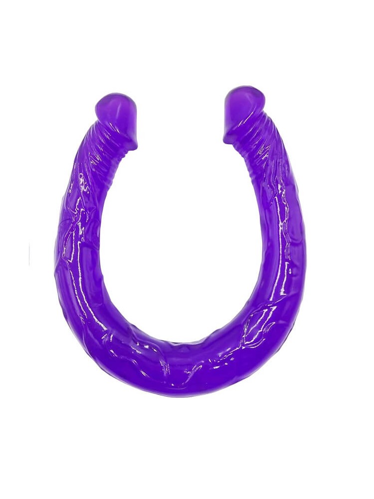 Double Head Dildo Purple 43 cm - 4030008