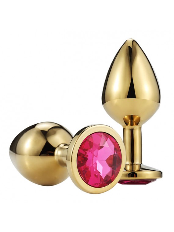 Buttplug Small Gold/Pink - nss4038265