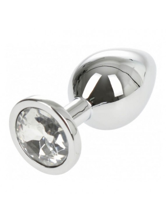 copy of Buttplug Large Silver/Clear - nss4038281