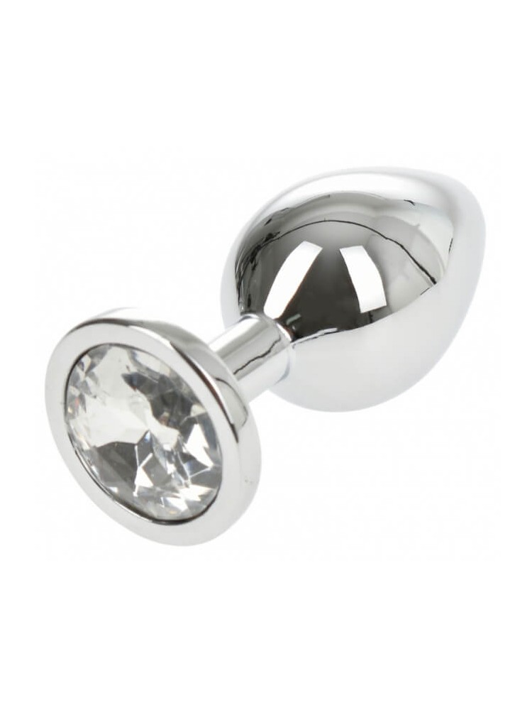 copy of Buttplug Large Silver/Clear - nss4038281