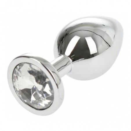 copy of Buttplug Large Silver/Clear - nss4038281