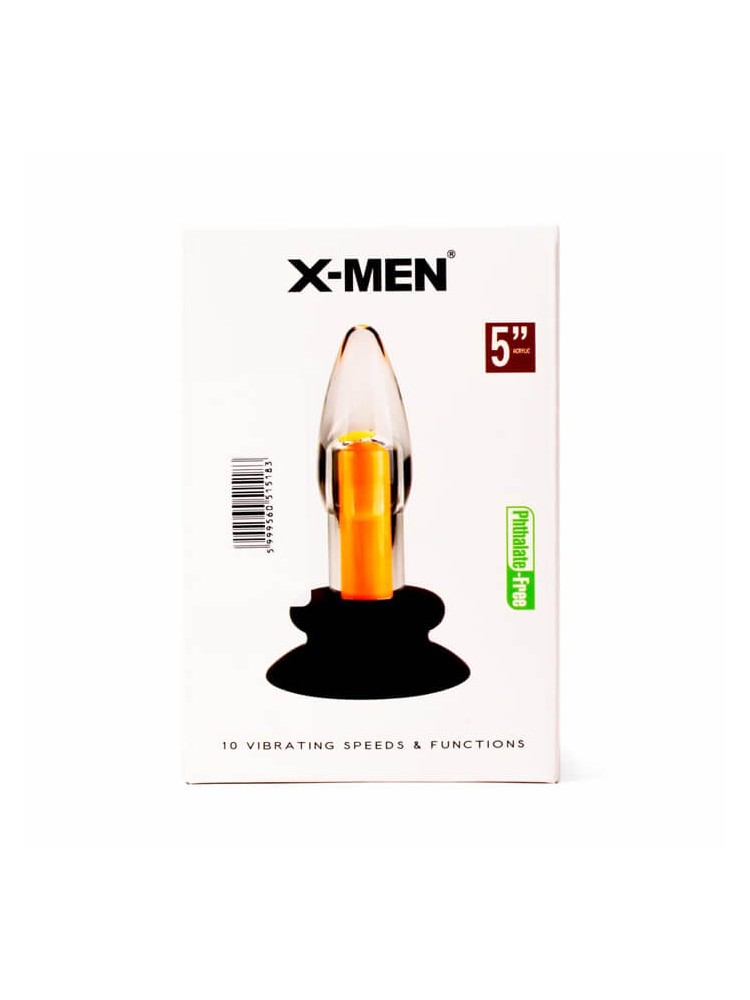 X-MEN 10 Speeds Vibrating Plug - nss4035053