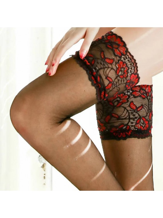 Stockings with Floral Stripe - nss4025048