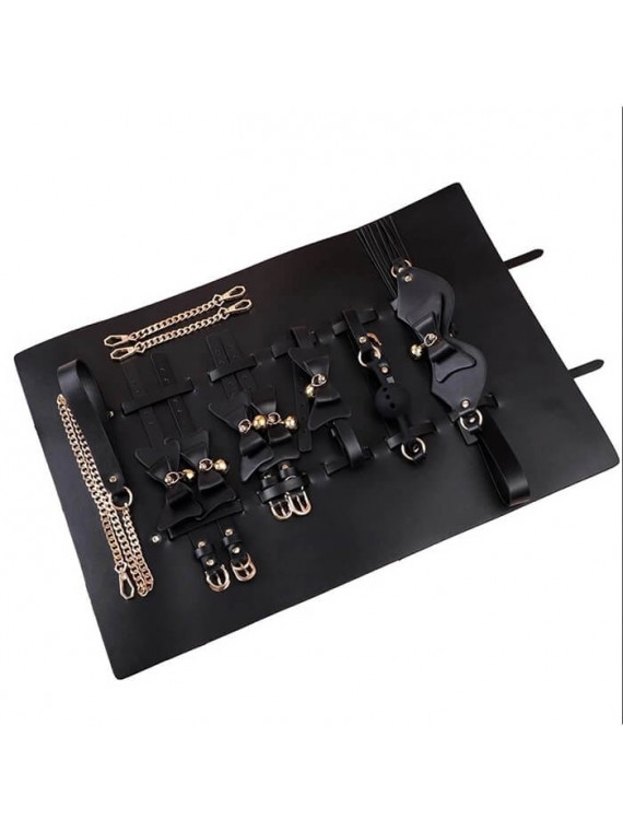 Kinky 6 Pieces Set with Storage Bag Black/Gold - nss4037046