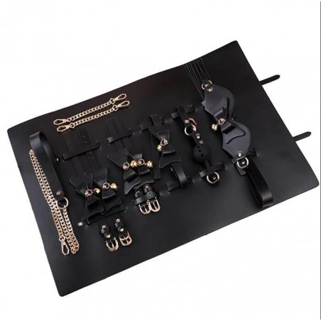 Kinky 6 Pieces Set with Storage Bag Black/Gold - nss4037046