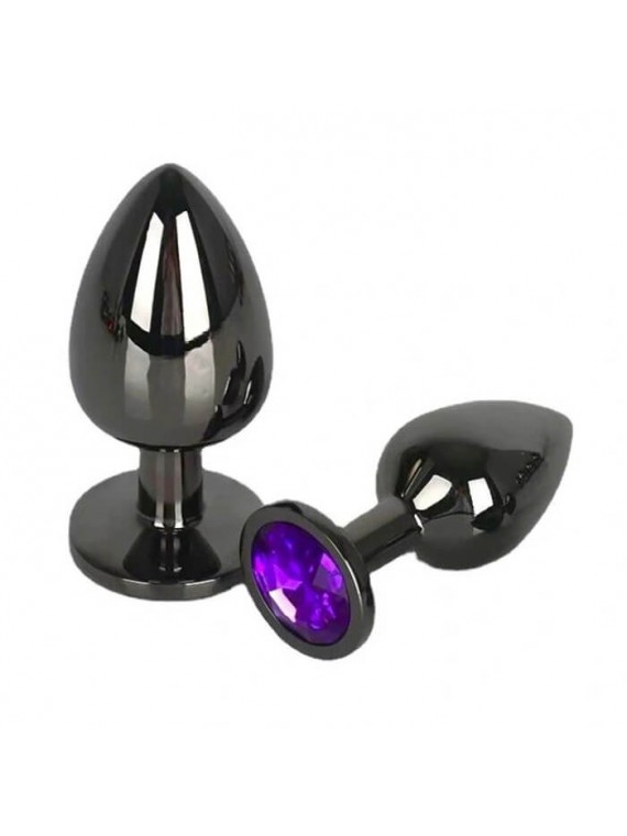 Dark Anal Plug Medium Purple - nss4038295