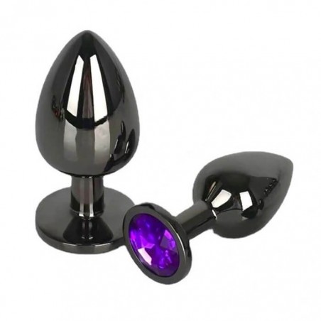 Dark Anal Plug Medium Purple - nss4038295