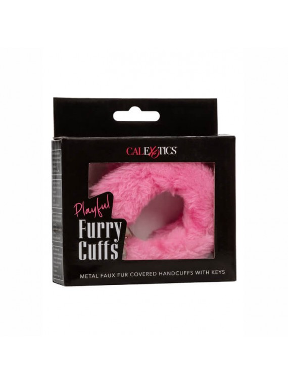 Playful Furry Cuffs Pink - nss4053018