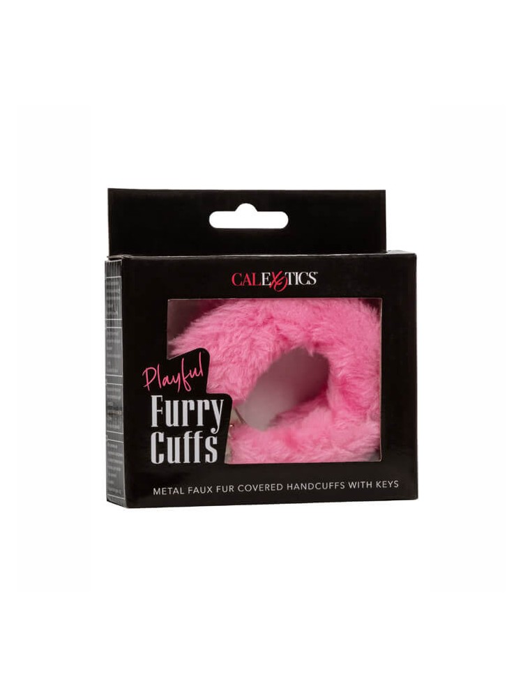 Playful Furry Cuffs Pink - nss4053018