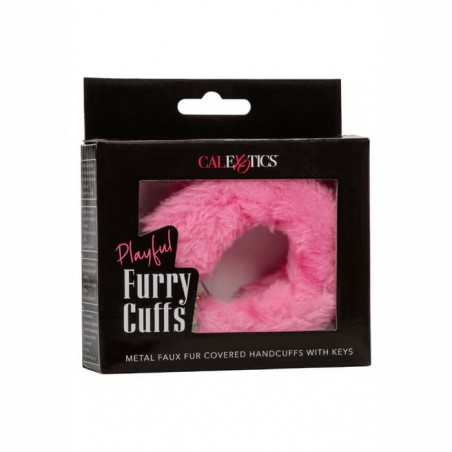 Playful Furry Cuffs Pink - nss4053018