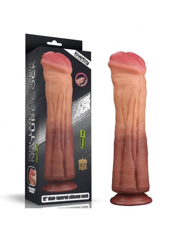 12'' Dual layered Silicone Cock - nss4030055