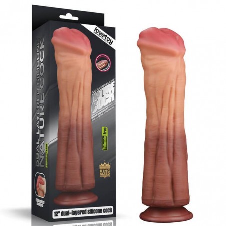 12'' Dual layered Silicone Cock - nss4030055