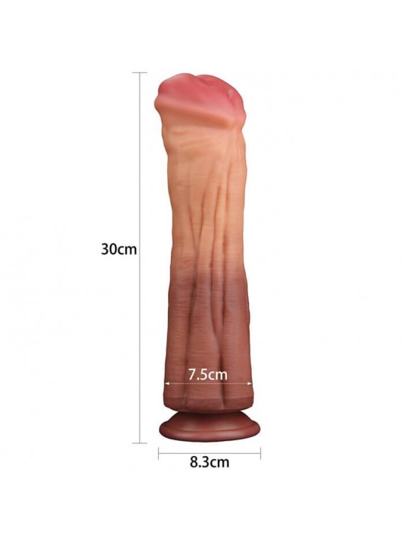 12'' Dual layered Silicone Cock - nss4030055