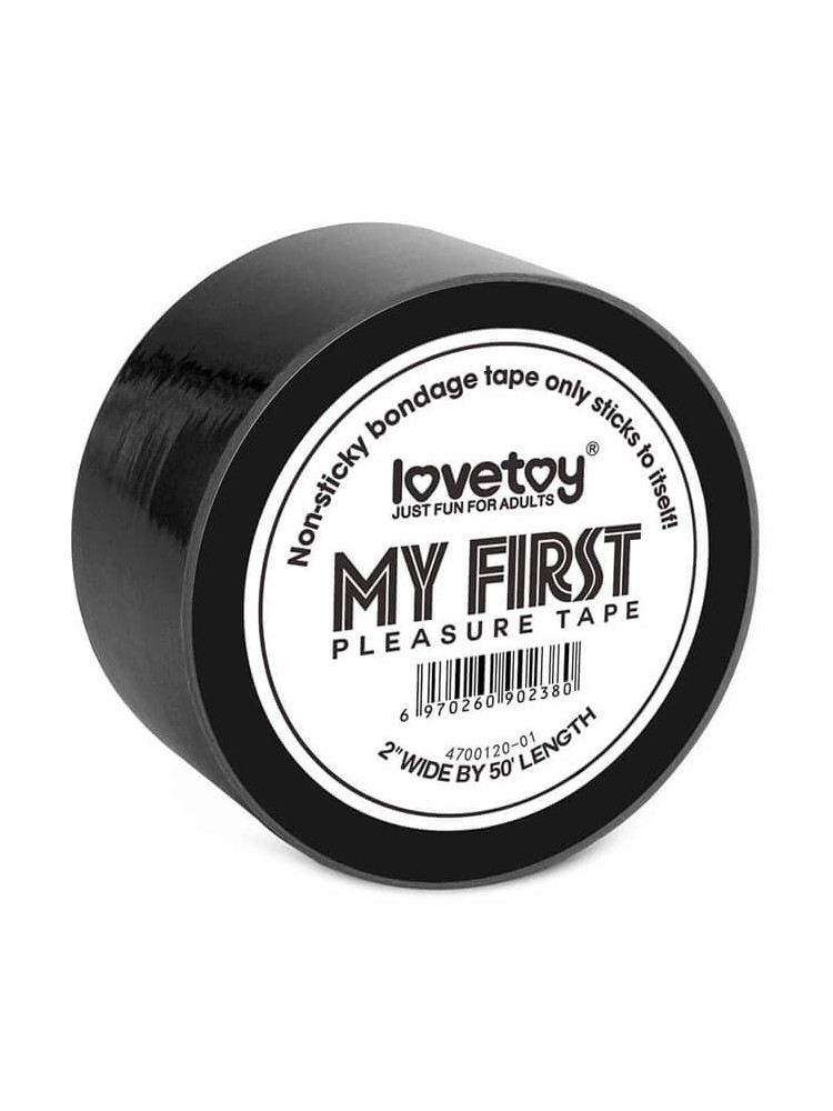 "My First" Non-Sticky Bondage Tape Black - nss4057200