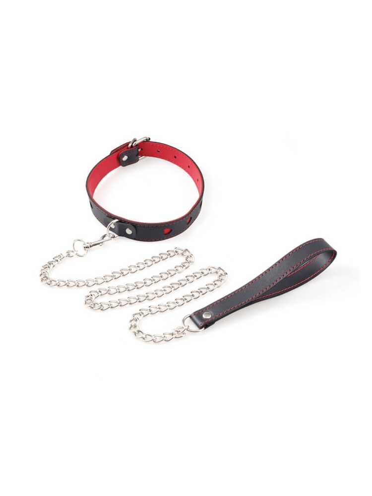 Necktie With Hearts And Strap - nss4055077