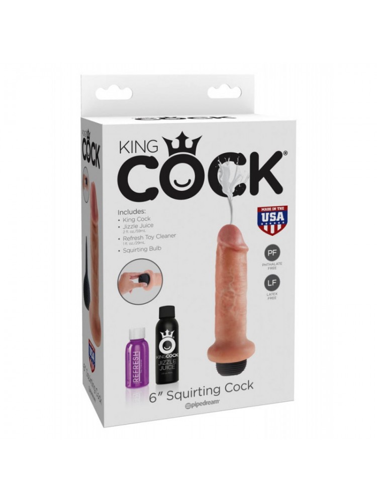 Pipedream - King Cock Squirting Cock 6’’ - nss4032099