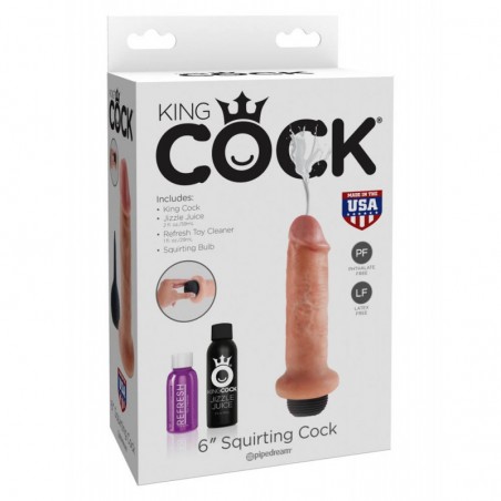 Pipedream - King Cock Squirting Cock 6’’ - nss4032099