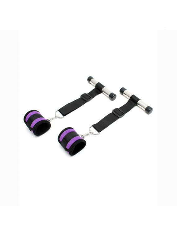 Over the door cuffs set Purple - nss4057186