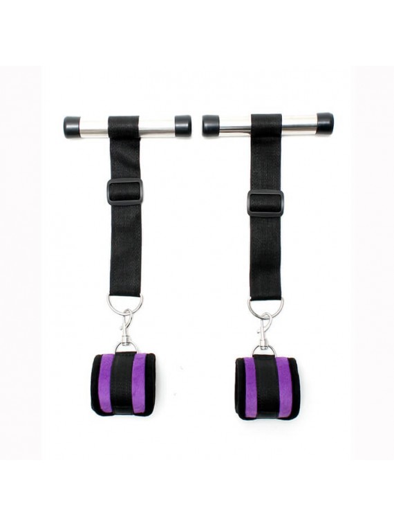 Over the door cuffs set Purple - nss4057186